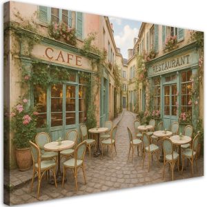 Obraz do salonu jadalni, Paryż Restauracja Kawiarniaw stylu Boho 60×40 780485 Obraz do salonu jadalni, Paryż Restauracja Kawiarniaw stylu Boho 60×40 780485