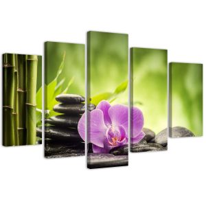 Obraz do salonu Kompozycja zen z kamieniami 150×100 416394 Obraz do salonu Kompozycja zen z kamieniami 150×100 416394