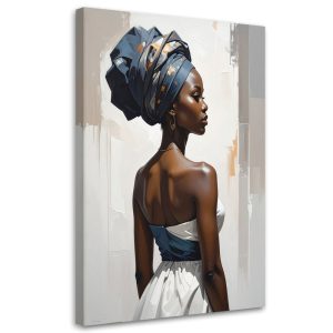 Obraz do salonu, Portret kobiety w stylu etno elegancka dekoracja 40×60 889240 Obraz do salonu, Portret kobiety w stylu etno elegancka dekoracja 40×60 889240