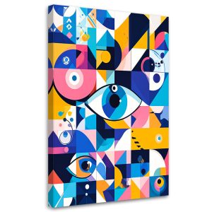 Obraz do salonu sypialni, Abstrakcja geometryczna oko Bauhaus 70×100 778063 Obraz do salonu sypialni, Abstrakcja geometryczna oko Bauhaus 70×100 778063