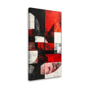 Obraz do salonu sypialni, Abstrakcja tekstura koła kształty czarno 40×80 885455 Obraz do salonu sypialni, Abstrakcja tekstura koła kształty czarno 40×80 885455