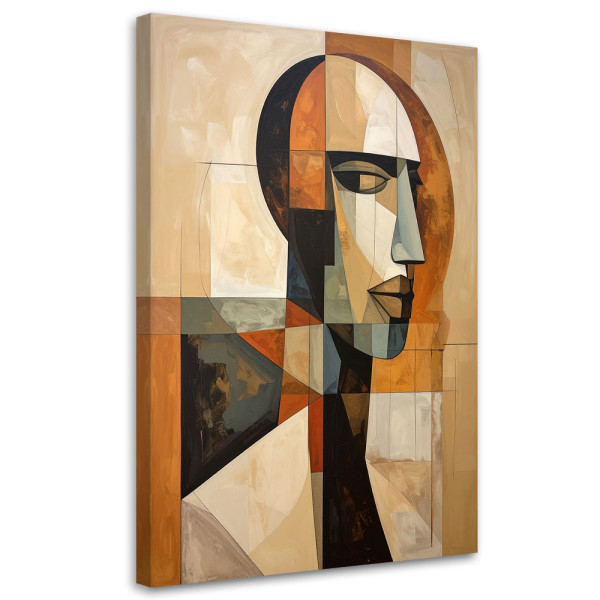 Obraz do salonu sypialni, Abstrakcyjna Sztuka Portret Mężczyzny 30x45 885881