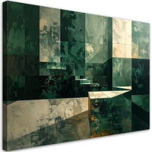 Obraz do salonu sypialni biura, Abstrakcja Architektura zielony 120×80 885275 Obraz do salonu sypialni biura, Abstrakcja Architektura zielony 120×80 885275