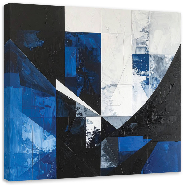 Obraz do salonu sypialni biura, Abstrakcja kształty geometryczne 30x30 884329