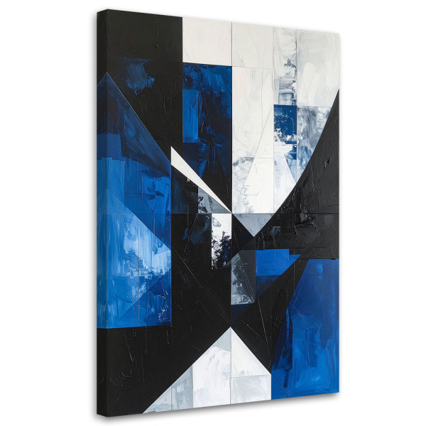 Obraz do salonu sypialni biura, Abstrakcja kształty geometryczne 80x120 887145