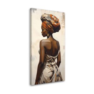 Obraz do salonu sypialni biura, Afrykańska Kobieta 40×80 882660 Obraz do salonu sypialni biura, Afrykańska Kobieta 40×80 882660