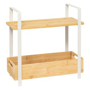 Półka stojąca na blat kuchenny ORDERA z pojemnikiem, 30 x 14 x 30 cm 669591