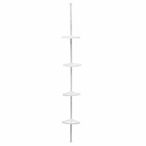 PÓŁKA TELESKOPOWA 180-240 cm plastikowa biała pod prysznic 510379 PÓŁKA TELESKOPOWA 180-240 cm plastikowa biała pod prysznic 510379