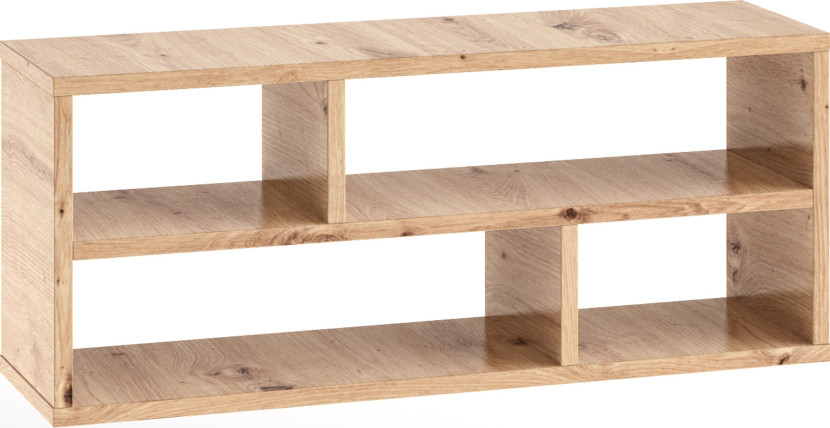 Półka wisząca 80 cm na książki do salonu LERON dąb artisan 995250