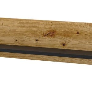 Półka wisząca AURA 120 dąb artisan / czarny mat 240694 Półka wisząca AURA 120 dąb artisan / czarny mat 240694