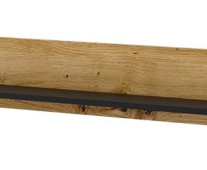 Półka wisząca AURA 150 dąb artisan / czarny mat 240693 Półka wisząca AURA 150 dąb artisan / czarny mat 240693