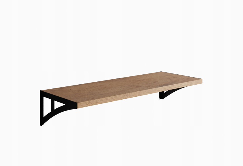 Półka wisząca JULIA 60 cm Dąb Lancelot metalowe 312797