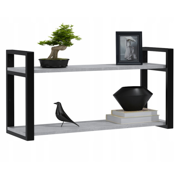 Półka wisząca loft 90cm regał na przyprawy książki kwiaty zdjęcia 748024