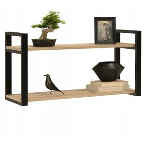 Półka wisząca loft 90cm regał na przyprawy książki kwiaty zdjęcia 748023 Półka wisząca loft 90cm regał na przyprawy książki kwiaty zdjęcia 748023