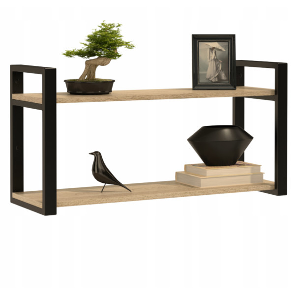 Półka wisząca loft 90cm regał na przyprawy książki kwiaty zdjęcia 748023