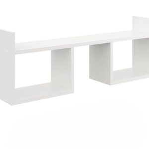 Półka wisząca, minimalistyczna, 90x18x32 cm, biały, mat | TYLETEGOTU 797235 Półka wisząca, minimalistyczna, 90x18x32 cm, biały, mat | TYLETEGOTU 797235