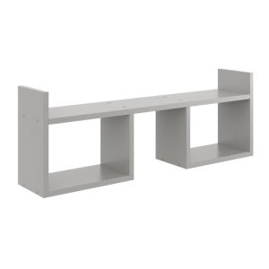 Półka wisząca, minimalistyczna, 90x18x32 cm, szary, mat | TYLETEGOTU 797234 Półka wisząca, minimalistyczna, 90x18x32 cm, szary, mat | TYLETEGOTU 797234