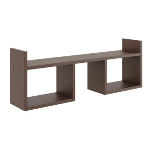 Półka wisząca, minimalistyczna, 90x18x32 cm, wenge, mat | TYLETEGOTU 797236 Półka wisząca, minimalistyczna, 90x18x32 cm, wenge, mat | TYLETEGOTU 797236