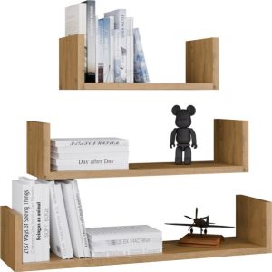 Półka Wisząca Mobi 3P Komplet 3x – Nowoczesne Półki Ścienne dąb artisan 863789 Półka Wisząca Mobi 3P Komplet 3x – Nowoczesne Półki Ścienne dąb artisan 863789