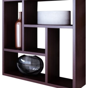 Półka wisząca MOLLY wenge do pokoju na książki 223999 Półka wisząca MOLLY wenge do pokoju na książki 223999
