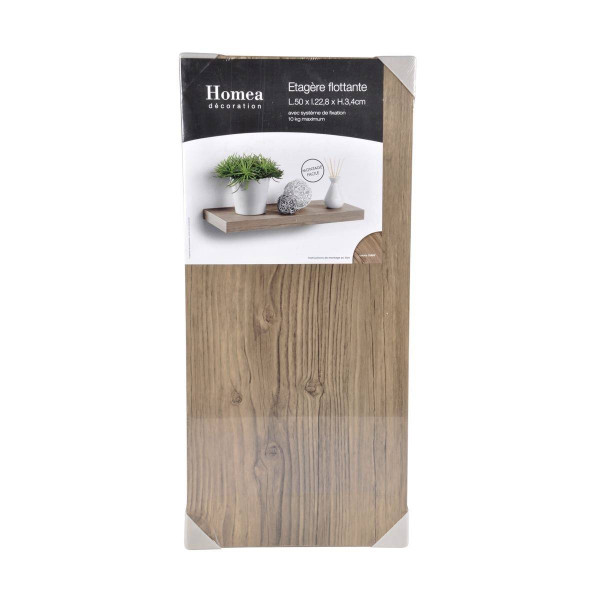 Półka wisząca na ścianę z MDF, dł. 50 cm 165779