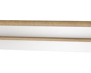 Półka wisząca PRIMO 107 cm Biały + Dąb Riviera 401151