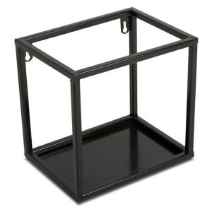 Półka wisząca ścienna metal czarna 20 cm LOFT 246923 Półka wisząca ścienna metal czarna 20 cm LOFT 246923