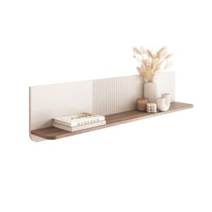 Półka wisząca ścienna NAVANI 120 cm kaszmir/orzech 704725