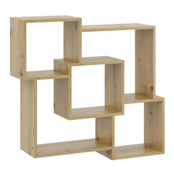 Półka wisząca w kolorze dąb artisan - Tivro 256355