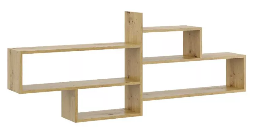 Półka wisząca w kolorze dąb artisan - Zyska 284446