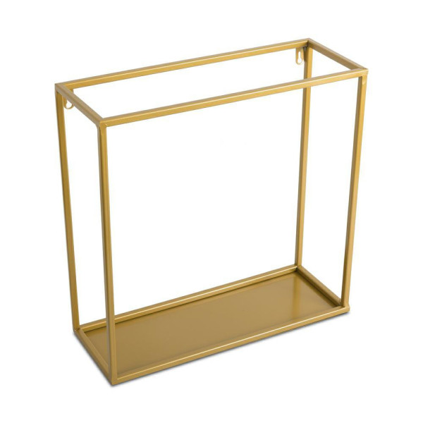 Półka wisząca złota ścienna metal 40 cm GLAM 246926