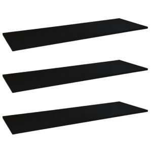 Półki 30X80 Cm | Czarne Zestaw 3 Sztuk 893758 Półki 30X80 Cm | Czarne Zestaw 3 Sztuk 893758