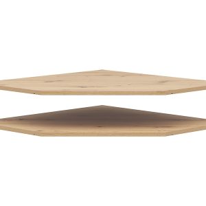 Półki narożne do MultiDo 71,5×71,5 cm dąb artisan 310717