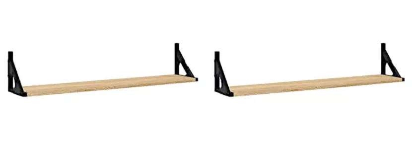 Półki ścienne dąb sonoma 80 cm - Zenix 774129