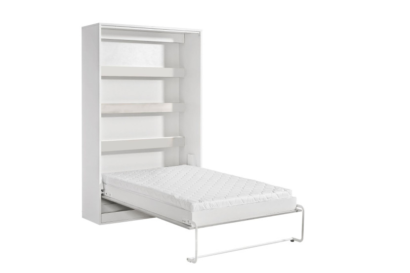 Półkotapczan Perfekt 120x200 pionowy z materacem Biały+Czarny 725902
