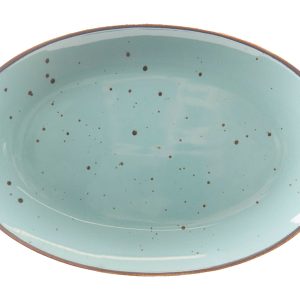 Półmisek Cottage Tiffany porcelanowy 31 cm zielony 46349 Półmisek Cottage Tiffany porcelanowy 31 cm zielony 46349