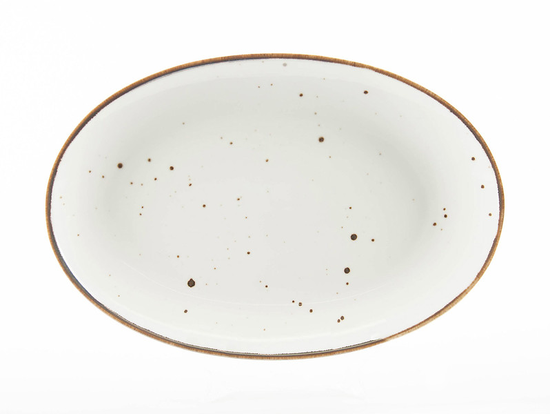 Półmisek Cottage White porcelanowy 31 cm biały 46343