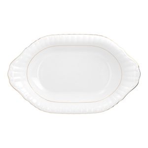 Półmisek do ryb 33 cm Iwona Złota Linia B014 344277 Półmisek do ryb 33 cm Iwona Złota Linia B014 344277