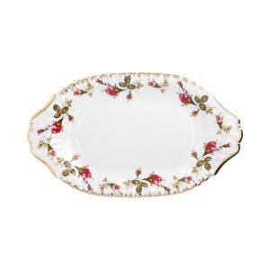 Półmisek owalny 28 cm Iwona Złota Róża B013 343713 Półmisek owalny 28 cm Iwona Złota Róża B013 343713