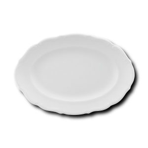 Półmisek owalny 28 cm Maria Teresa biała C001 345556 Półmisek owalny 28 cm Maria Teresa biała C001 345556