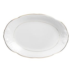 Półmisek owalny 33 cm Fryderyka Złota Linia 3616 618861 Półmisek owalny 33 cm Fryderyka Złota Linia 3616 618861