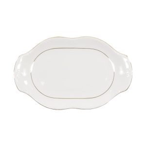 Półmisek owalny 33 cm Kamelia Złota Linia B014 345494 Półmisek owalny 33 cm Kamelia Złota Linia B014 345494