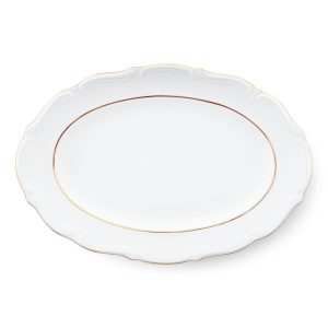 Półmisek owalny 33 cm Maria Teresa Złota Linia B014 345546 Półmisek owalny 33 cm Maria Teresa Złota Linia B014 345546