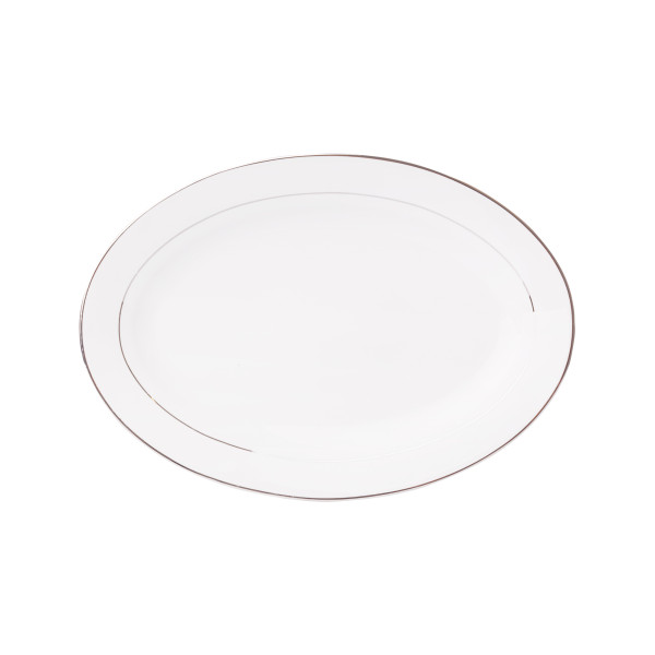 Półmisek owalny Aura Silver 30,5 cm AMBITION 136495