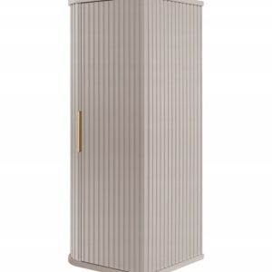 Półsłupek Łazienkowy Szafka Wisząca 79 Cm Kaszmir Ryflowane Fronty Mdf 1058773 Półsłupek Łazienkowy Szafka Wisząca 79 Cm Kaszmir Ryflowane Fronty Mdf 1058773