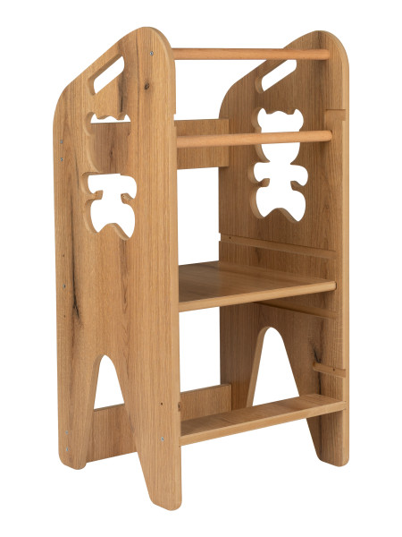 Pomocnik kuchenny dla dzieci kitchen helper miś mdf drewno polski produkt 925431