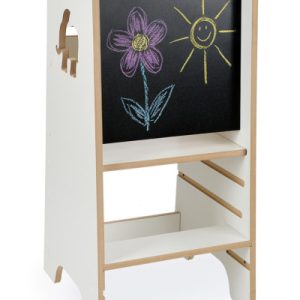 Pomocnik kuchenny dla dzieci kitchen helper z tablicą drewno 84cm 773728 Pomocnik kuchenny dla dzieci kitchen helper z tablicą drewno 84cm 773728