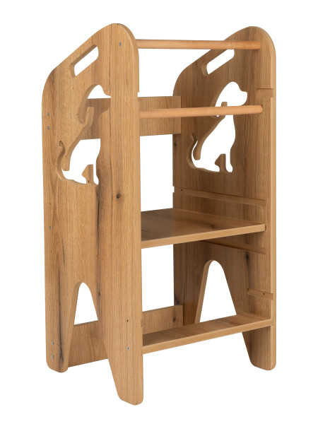 Pomocnik kuchenny dla dzieci regulowany Kitchen Helper MDF drewno 837690