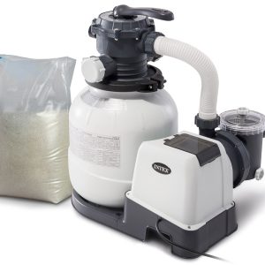 Pompa filtrująca piaskowa Intex 7900 l/h + piasek 25kg 573749 Pompa filtrująca piaskowa Intex 7900 l/h + piasek 25kg 573749