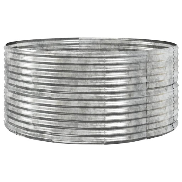 Poniesiona Donica ogrodowa Srebrny 140 x 140 x 68 cm vidaXL 564259